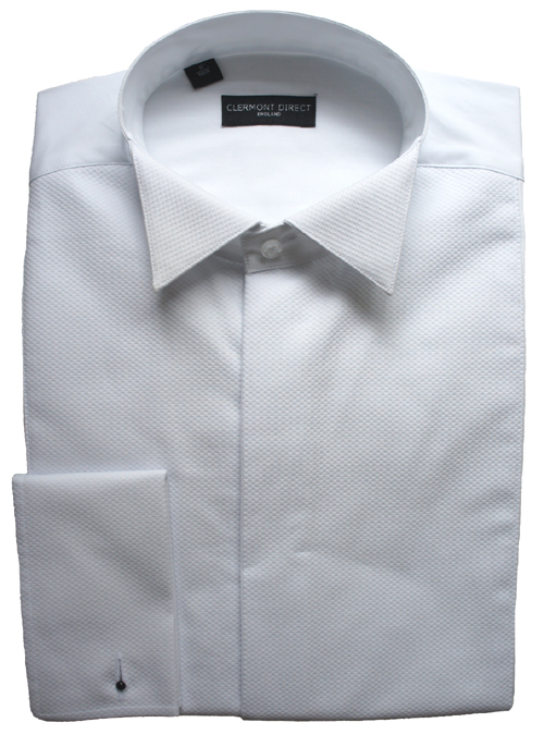 100% Cotton Fly Front Marcella Wing Collar Shirt